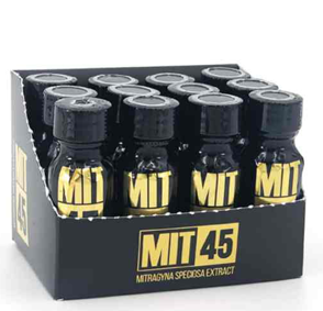 MIT 45 Liquid Kratom Shot Extract – 12 bottles (1 pack)